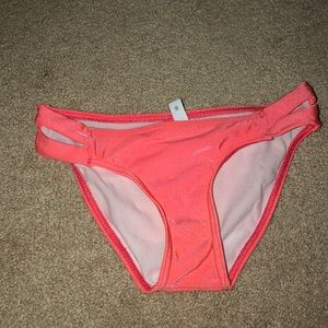 Coral swimsuit bottoms